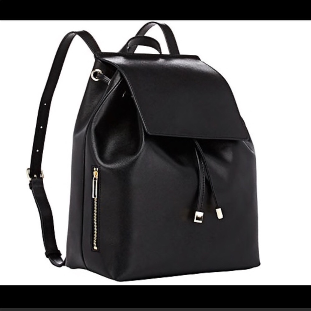 Barney’s black backpack